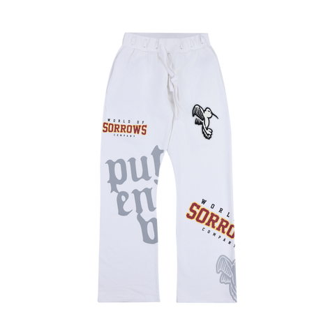 End War Sweatpants (White)