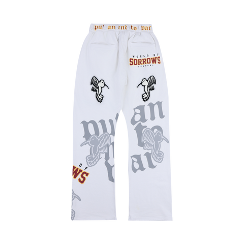 End War Sweatpants (White)