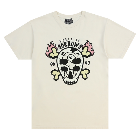 Skull 90 93 Tee (Cream)